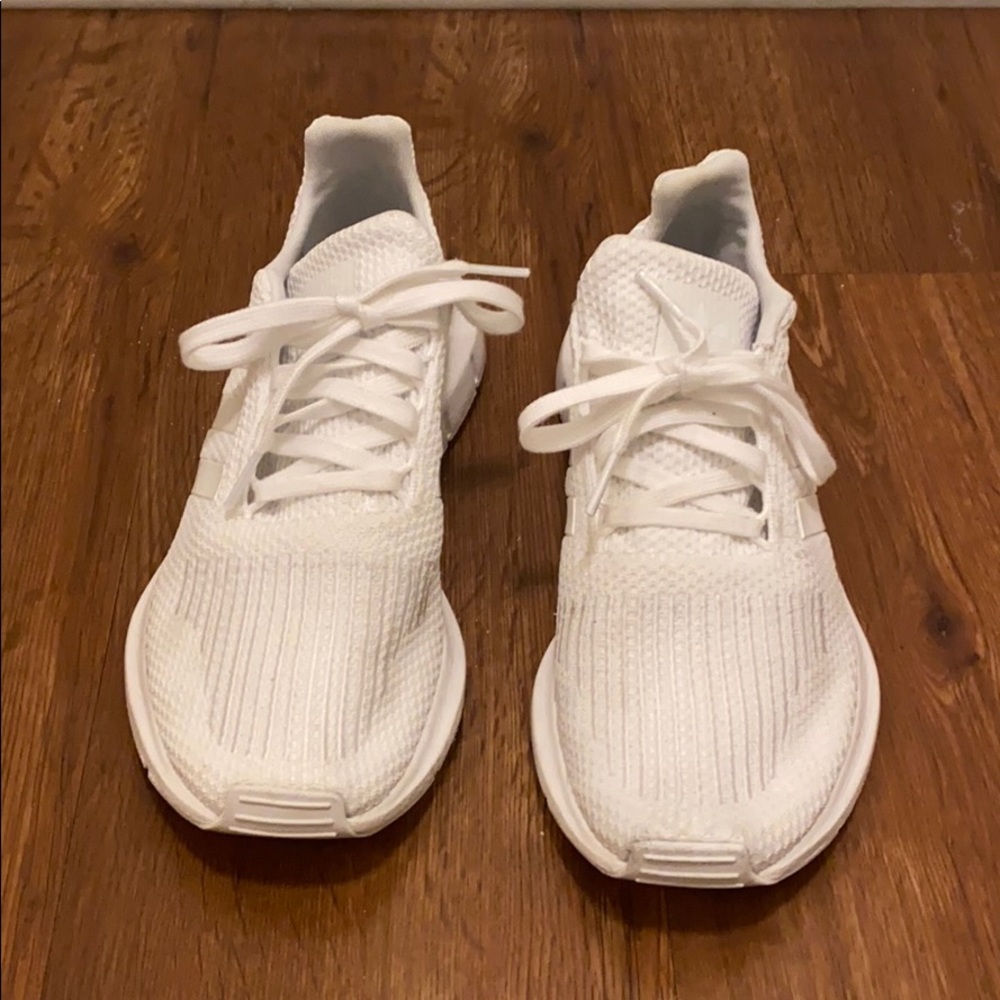 White adidas sneakers